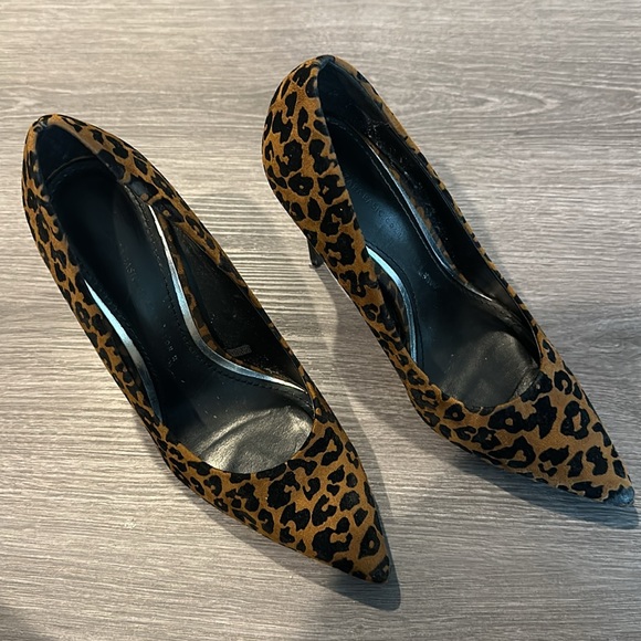 ZARA Leopard Print Heels - Picture 6 of 11